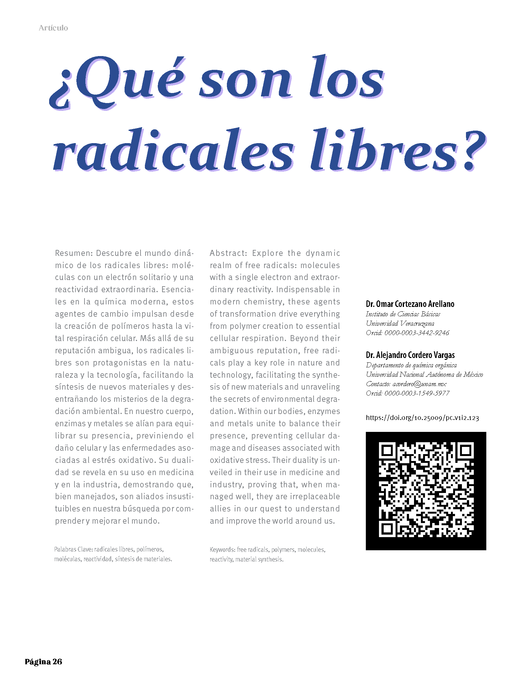 ¿Qué son los radicales?